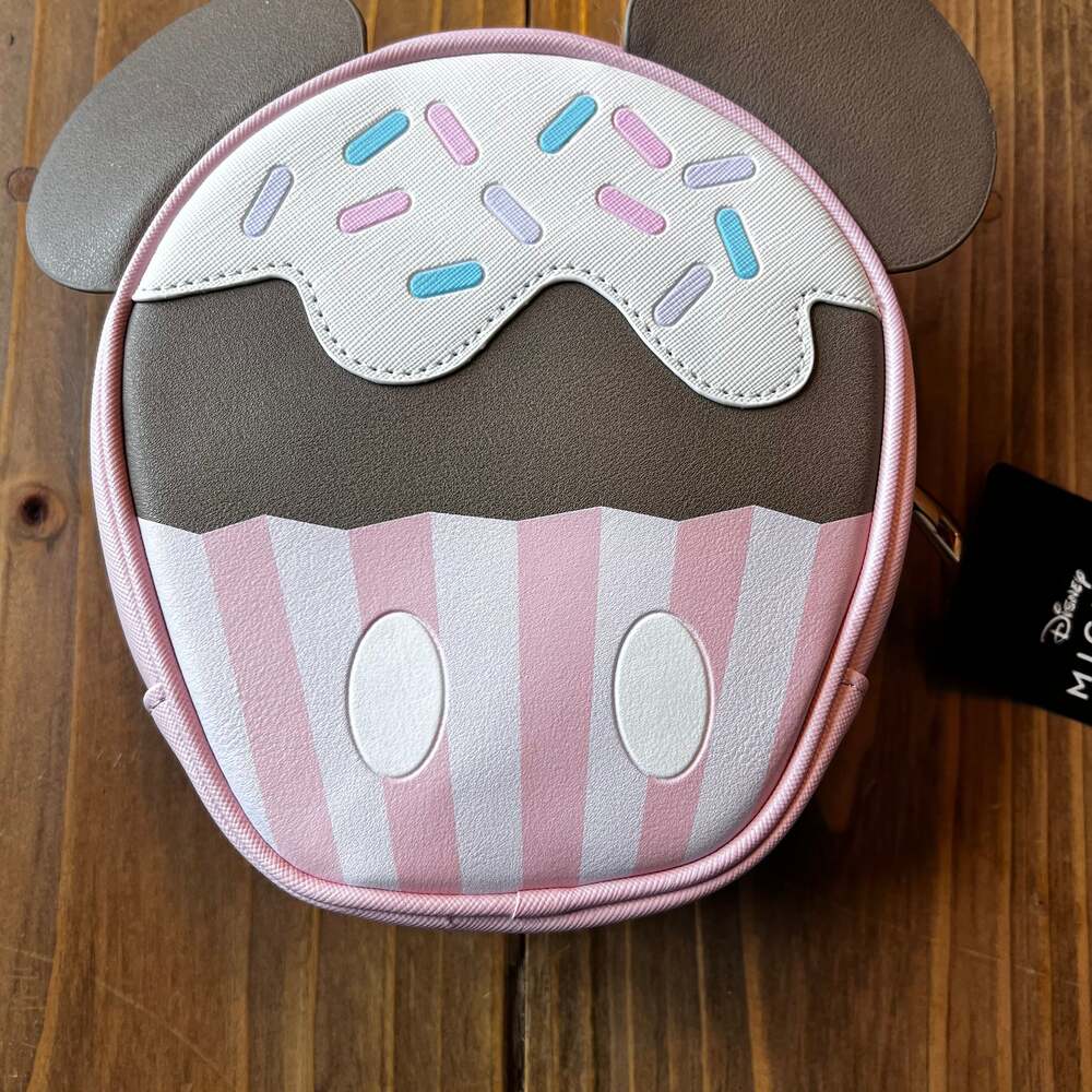 NWT Disney Mickey Mouse Sweet Tooth Cupcake Travel Cosmetic Bag
